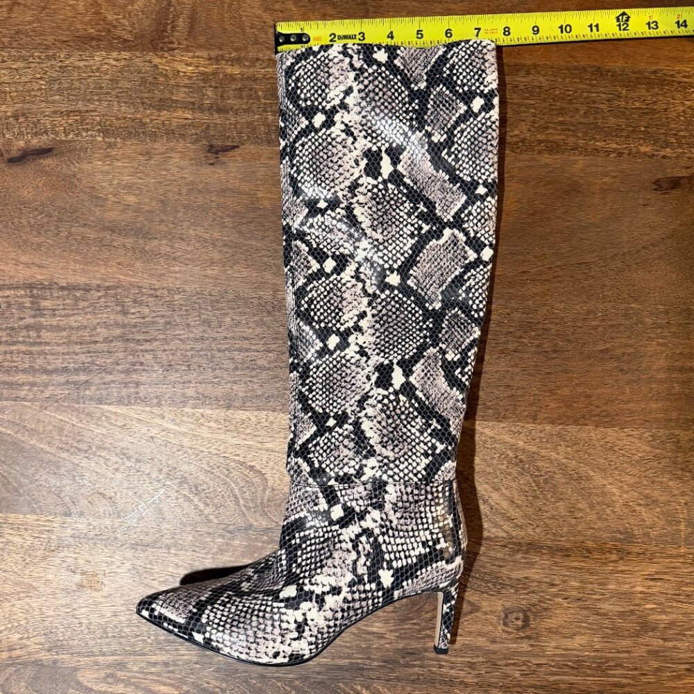 Bcbgeneration Marlo Snake Print Knee-High Boots S… - image 3